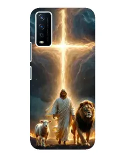 Чохол для Vivo Y12s з картинкою «Лев Юди та Світло»
