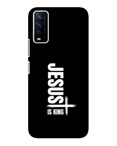 Чохол для Vivo Y12s з картинкою «Вертикаль віри Jesus»