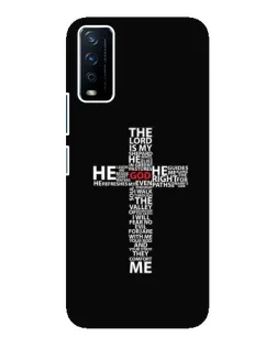 Чохол для Vivo Y12s з картинкою «Текстовий хрест»