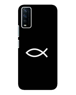 Чохол для Vivo Y12s з картинкою «Символ риби Jesus»