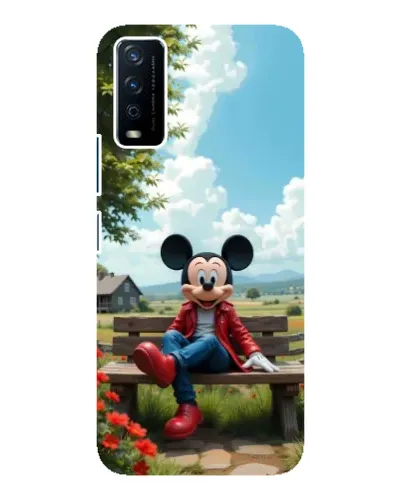 Чохол для Vivo Y12s з картинкою «Міккі на лавці» Чохол для Vivo Y12s з картинкою «Міккі на лавці»