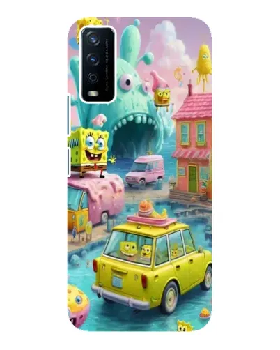 Чехол для Vivo Y12s с картинкой «Монстр-трак приключения»