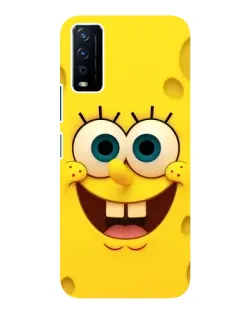 Чехол для Vivo Y12s с картинкой «Губка Боб улыбка»