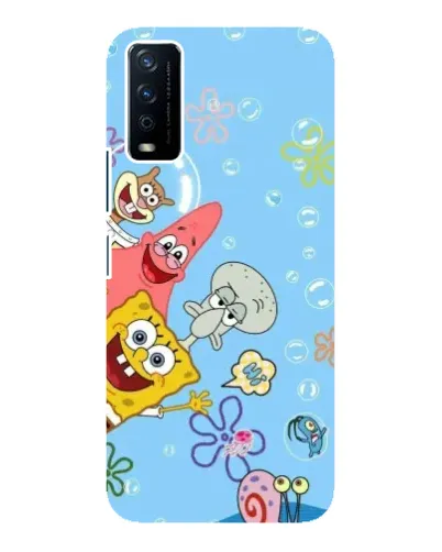 Чехол для Vivo Y12s с картинкой «Веселые пузырьки»