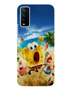 Чехол для Vivo Y12s с картинкой «Развлечения на пляже»