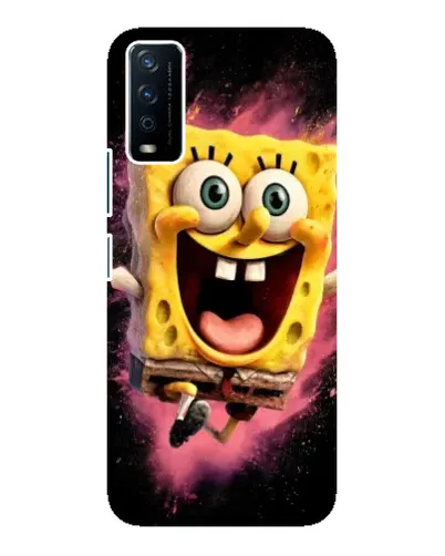 Чехол для Vivo Y12s с картинкой «Взрывной Спанч Боб»