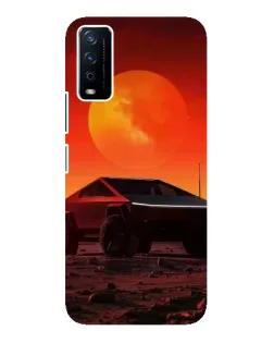 Чехол для Vivo Y12s с картинкой «Cybertruck на Марсе» Чехол для Vivo Y12s с картинкой «Cybertruck на Марсе»