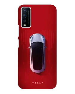 Чехол для Vivo Y12s с картинкой «Tesla Top View» Чехол для Vivo Y12s с картинкой «Tesla Top View»