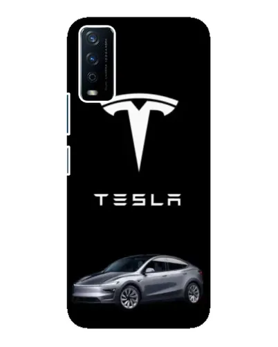 Чохол для Vivo Y12s з картинкою «Tesla Model Y»
