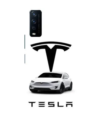Чохол для Vivo Y12s з картинкою «Tesla White Style»