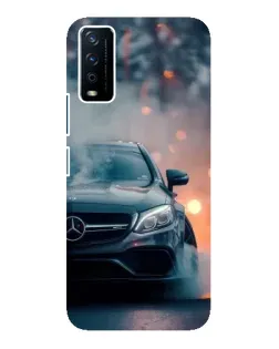 Чехол для Vivo Y12s с картинкой «Mercedes — ночной город» Чехол для Vivo Y12s с картинкой «Mercedes — ночной город»