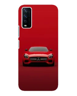 Чохол для Vivo Y12s з картинкою «Червоний Mercedes AMG»