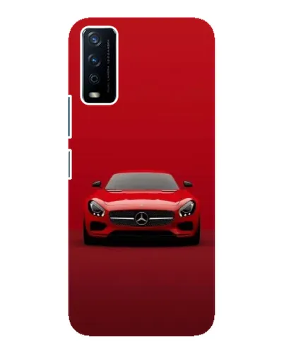 Чохол для Vivo Y12s з картинкою «Червоний Mercedes AMG»