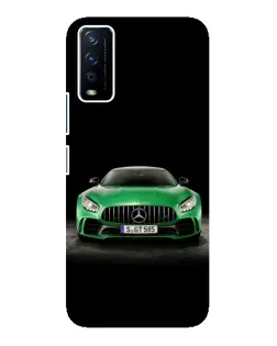 Чохол для Vivo Y12s з картинкою «Mercedes — неоновий лого»