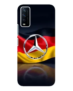 Чохол для Vivo Y12s з картинкою «Mercedes — прапор Німеччини»