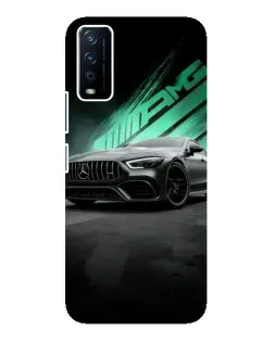 Чохол для Vivo Y12s з картинкою «Темний Mercedes AMG»