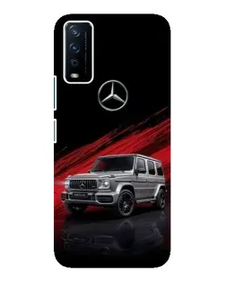 Чохол для Vivo Y12s з картинкою «Mercedes G-Class червоний»