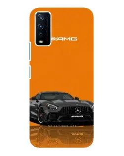Чохол для Vivo Y12s з картинкою «Помаранчевий Mercedes AMG»