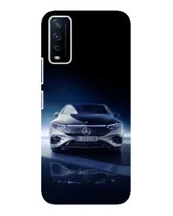 Чохол для Vivo Y12s з картинкою «Нічний Mercedes EQ»