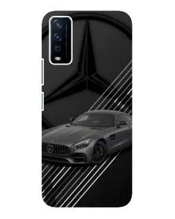 Чохол для Vivo Y12s з картинкою «Mercedes AMG — графіка»