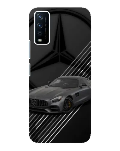 Чохол для Vivo Y12s з картинкою «Mercedes AMG — графіка»