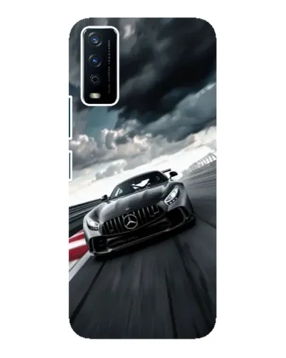 Чохол для Vivo Y12s з картинкою «Гоночний Mercedes AMG»