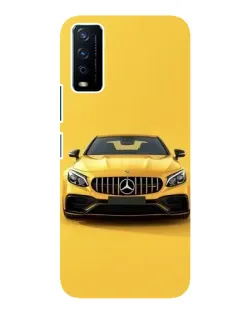 Чохол для Vivo Y12s з картинкою «Жовтий Mercedes GT»