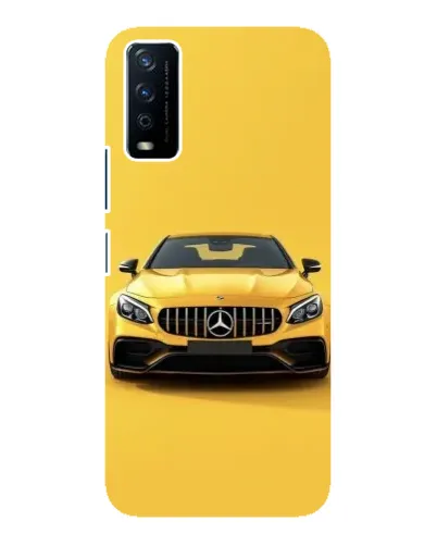 Чохол для Vivo Y12s з картинкою «Жовтий Mercedes GT»