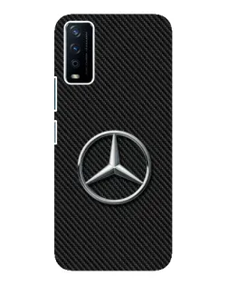 Чохол для Vivo Y12s з картинкою «Карбоновий Mercedes стиль»