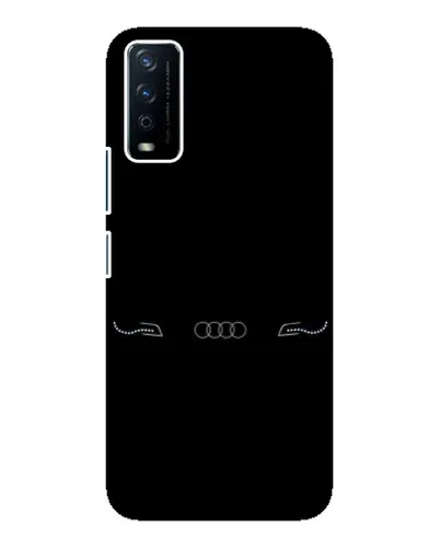 Чехол для Vivo Y12s с картинкой «Audi — световой подпись»