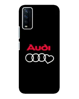 Чехол для Vivo Y12s с картинкой «Логотип Audi Heart» Чехол для Vivo Y12s с картинкой «Логотип Audi Heart»