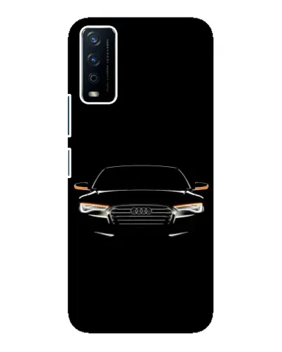 Чехол для Vivo Y12s с картинкой «Audi — ночной контур»