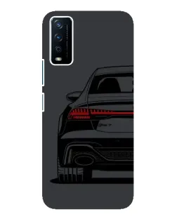 Чехол для Vivo Y12s с картинкой «Задняя часть Audi — арт»