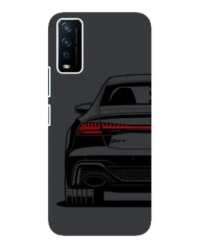 Чехол для Vivo Y12s с картинкой «Задняя часть Audi — арт»