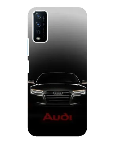 Чехол для Vivo Y12s с картинкой «Audi — градиентный контур»