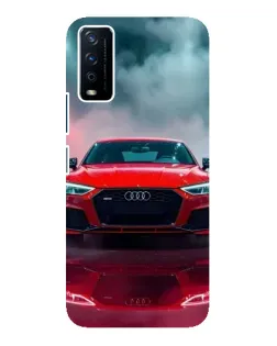 Чехол для Vivo Y12s с картинкой «Audi RS — красный стиль»