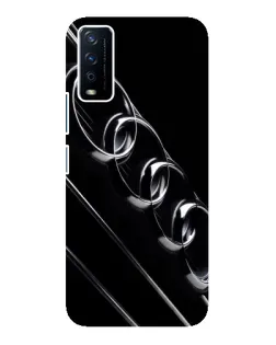 Чехол для Vivo Y12s с картинкой «Audi — абстрактные кольца»