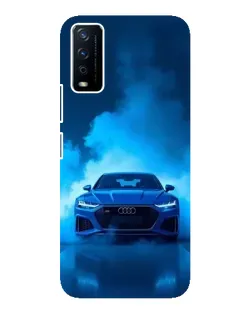 Чехол для Vivo Y12s с картинкой «Audi — голубая энергия»