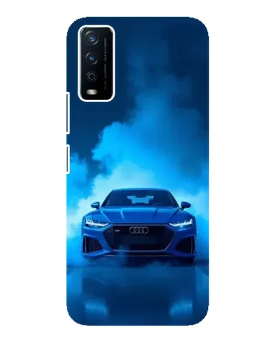 Чехол для Vivo Y12s с картинкой «Audi — голубая энергия»