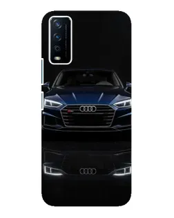 Чехол для Vivo Y12s с картинкой «Audi — ночное отражение»