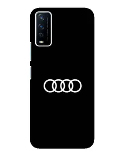 Чехол для Vivo Y12s с картинкой «Audi White Logo»
