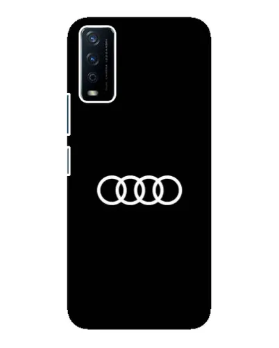 Чехол для Vivo Y12s с картинкой «Audi White Logo»
