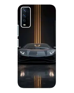 Чехол для Vivo Y12s с картинкой «Lamborghini золотые линии» Чехол для Vivo Y12s с картинкой «Lamborghini золотые линии»