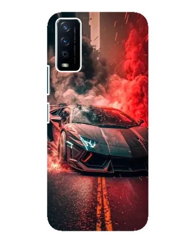 Чохол для Vivo Y12s з картинкою «Lamborghini червоний дим» Чохол для Vivo Y12s з картинкою «Lamborghini червоний дим»