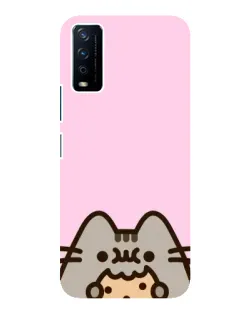 Чохол для Vivo Y12s з картинкою «Pusheen та печиво» Чохол для Vivo Y12s з картинкою «Pusheen та печиво»