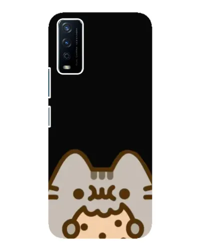 Чохол для Vivo Y12s з картинкою «Пушин на чорному»