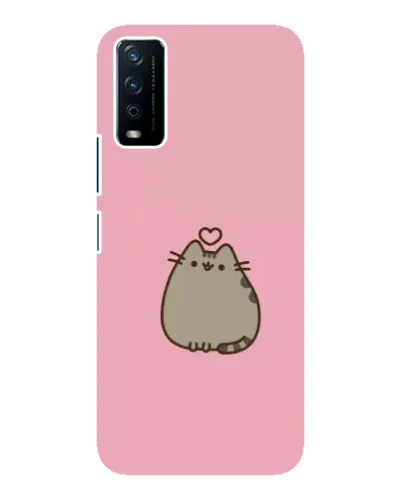 Чохол для Vivo Y12s з картинкою «Pusheen серце»
