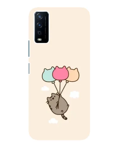 Чохол для Vivo Y12s з картинкою «Пушин на кульках»