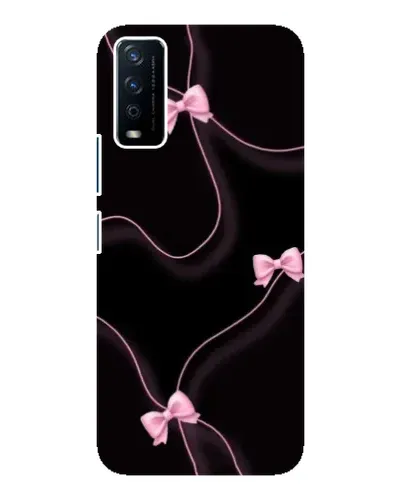 Чохол для Vivo Y12s з картинкою «Рожеві стрічки»