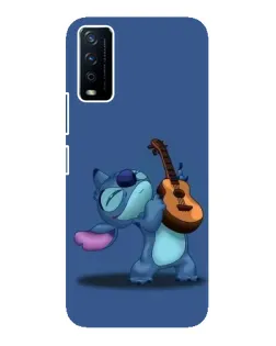 Чехол для Vivo Y12s с картинкой «Стич с укулеле»